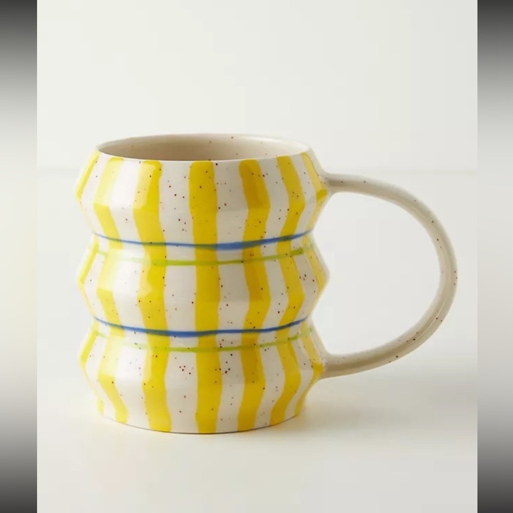 ANTHROPOLOGIE Josephine Mug Yellow